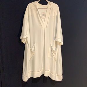 Free People white beach cover-up/dress